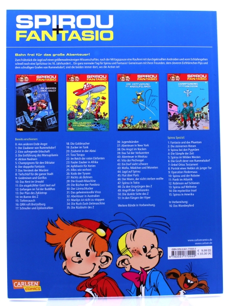 Spirou + Fantasio Comic Album Nr. 2: Eine aufregende Erbschaft von Carlsen